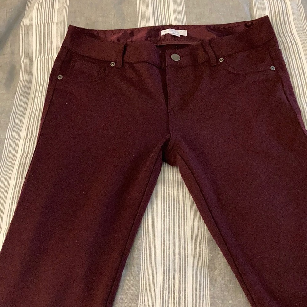 Stretchy skinny leg pants